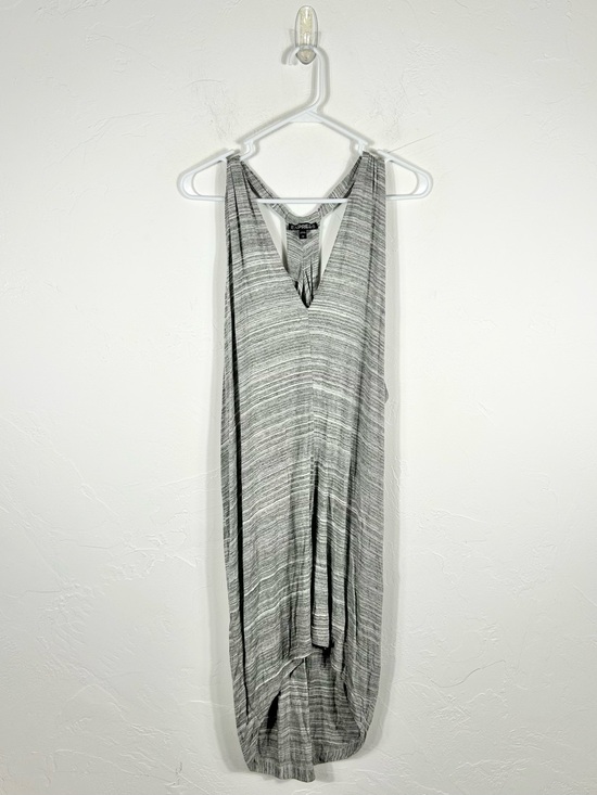 Express Dresses & Skirts - Express Heather Gray Spacedye High-Low Tank Dress Size L